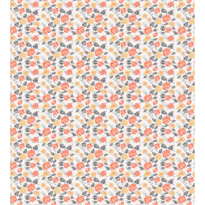 Pastel Spring Flowers Art Duvet Cover Set
