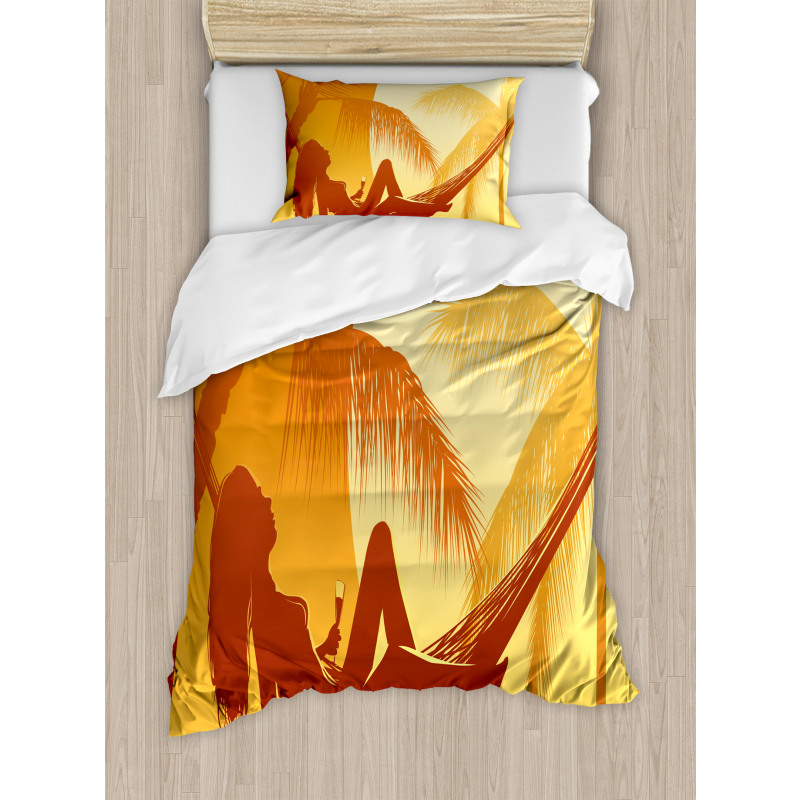 Majestic Sunset View Duvet Cover Set