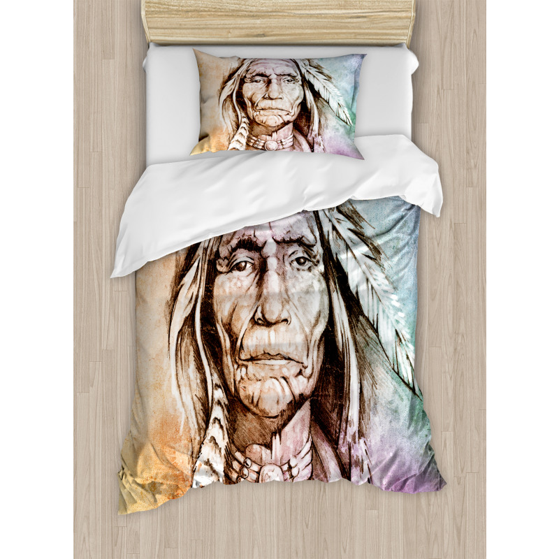 Chief Portrait Duvet Cover Set