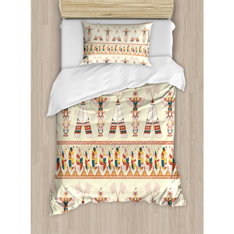 Bohemian Icons Duvet Cover Set