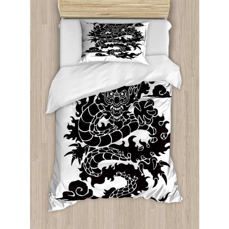 Cultural Chinese Silhouette Duvet Cover Set