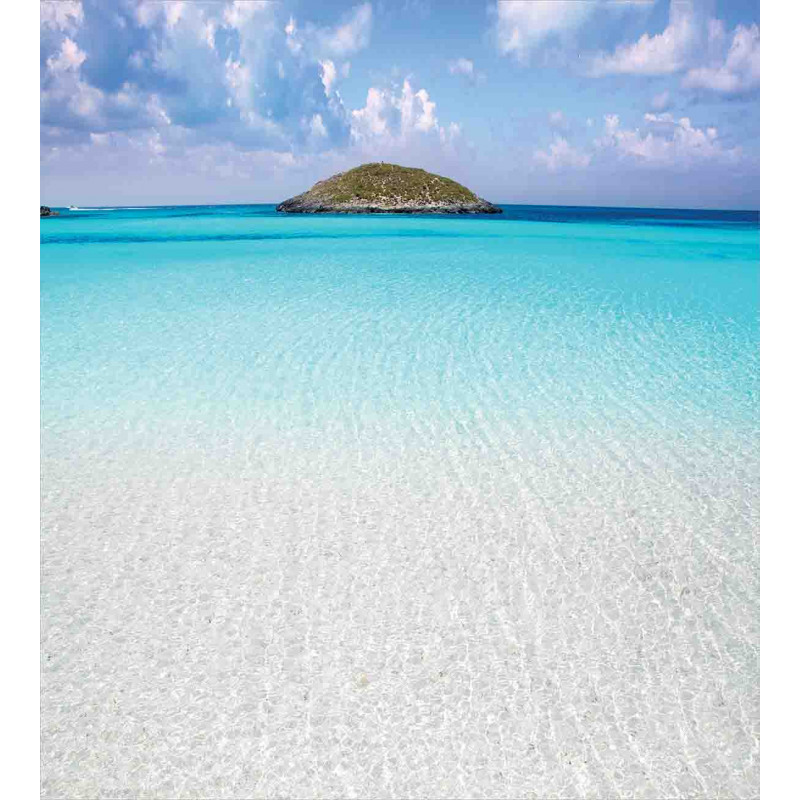 Carribean Ocean Island Duvet Cover Set