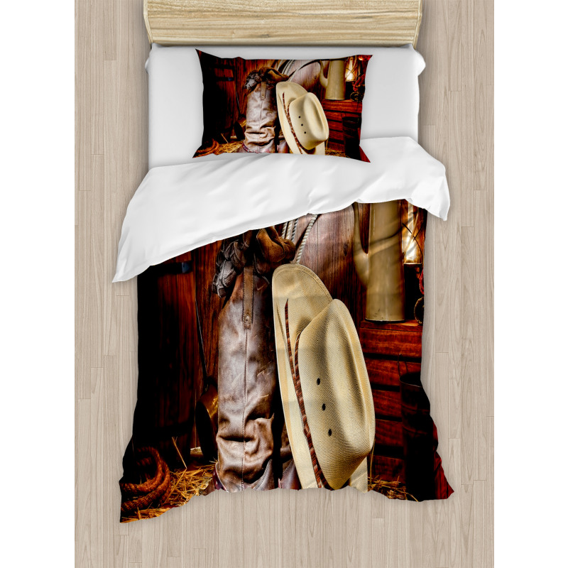 America Retro Rodeo Duvet Cover Set