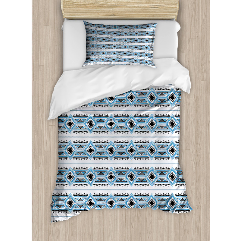 Pattern of Geometric Motifs Duvet Cover Set