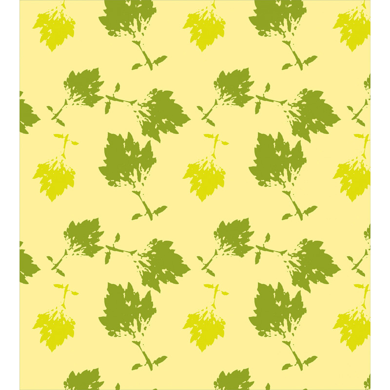 Ornamental Sycamore Leaves Duvet Cover Set