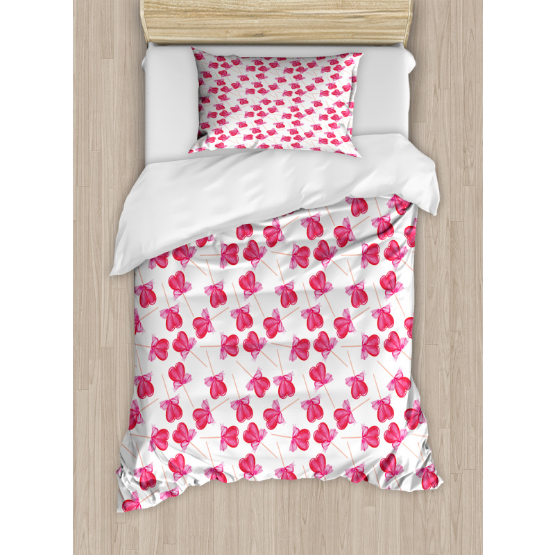 Heart Lollipops Duvet Cover Set