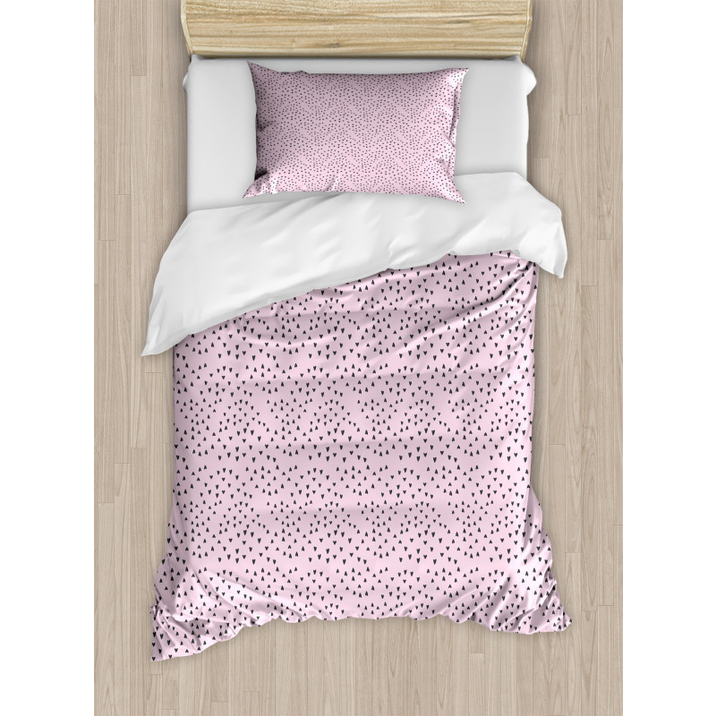 Valentine's Day Theme Motifs Duvet Cover Set