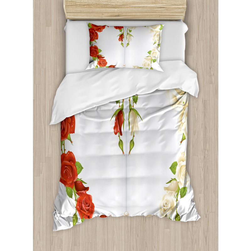 Heart Bouquet Romantic Duvet Cover Set