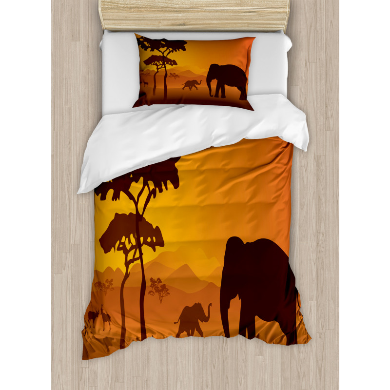 Savanna Mammals Duvet Cover Set