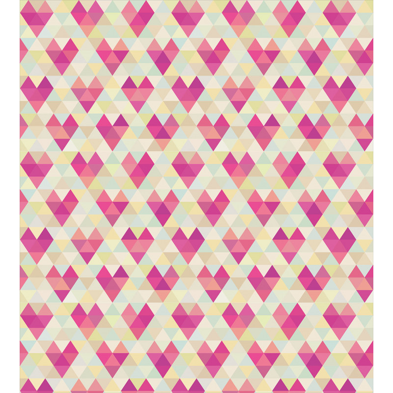 Mosaic Triangles Duvet Cover Set