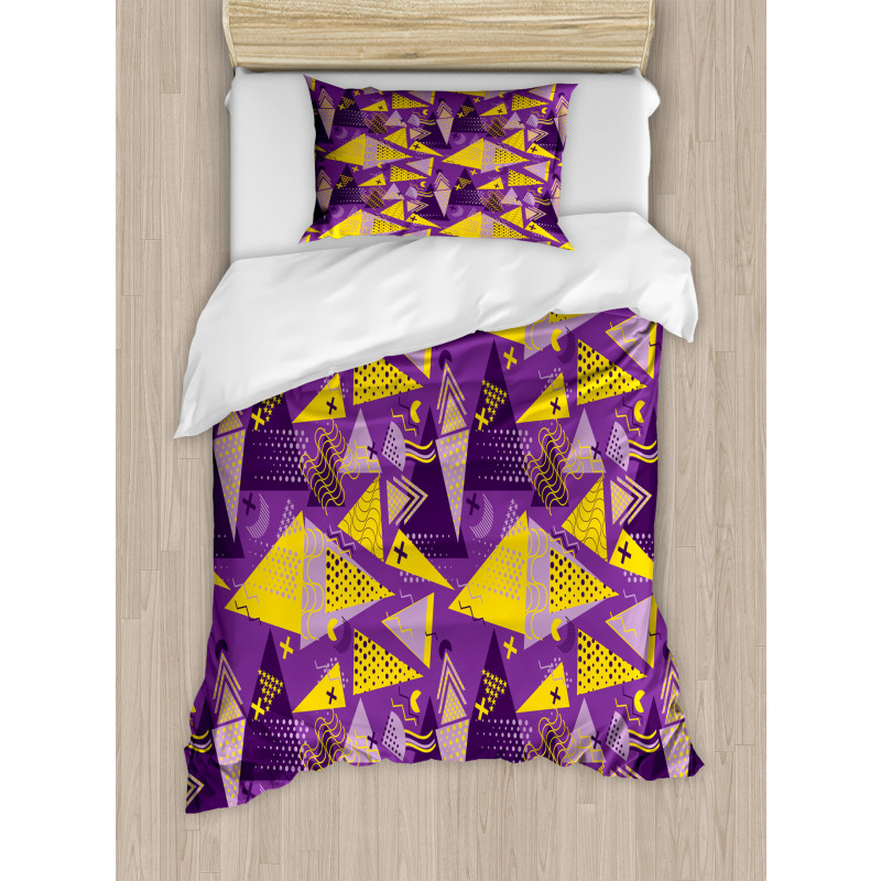 Funny Memphis Duvet Cover Set