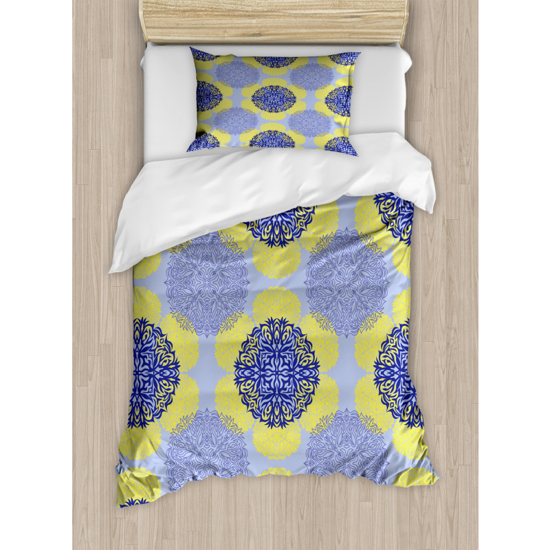 Asian Style Art Symbols Duvet Cover Set