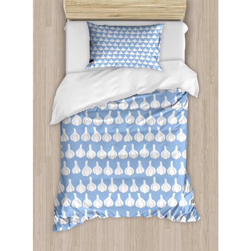 Repeated Garlic Image Duvet Cover Set