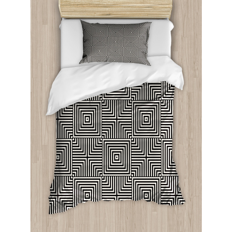 Ornamental Stripes Art Duvet Cover Set