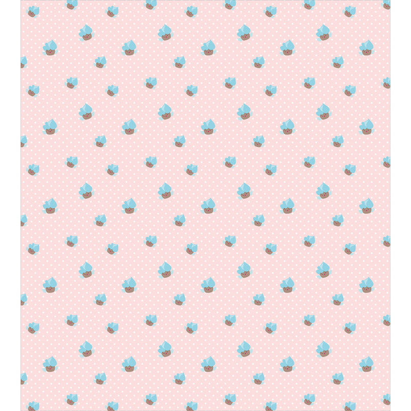 Cupcakes and Polka Dots Duvet Cover Set