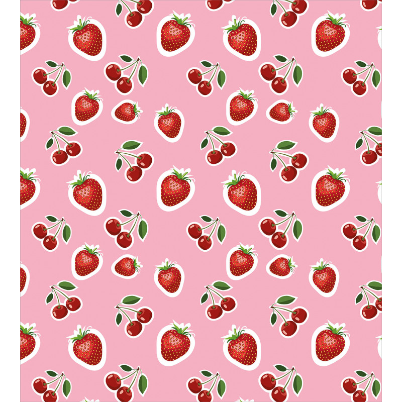 Strawberries and Cherries Duvet Cover Set