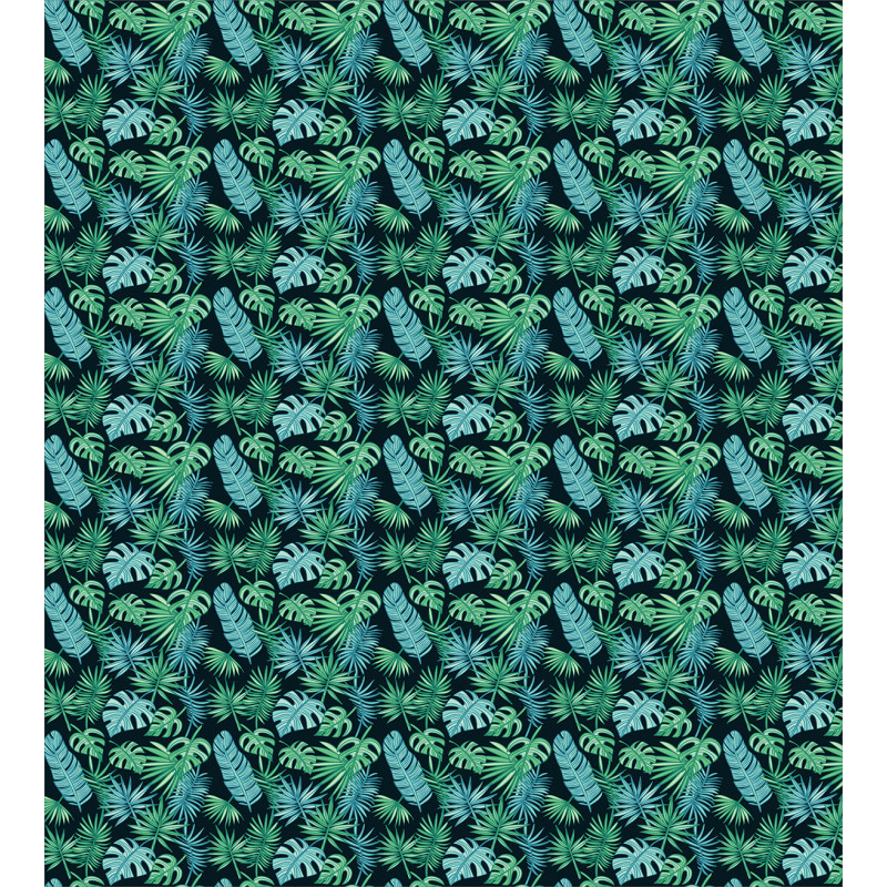 Hawaiian Island Leaves Duvet Cover Set