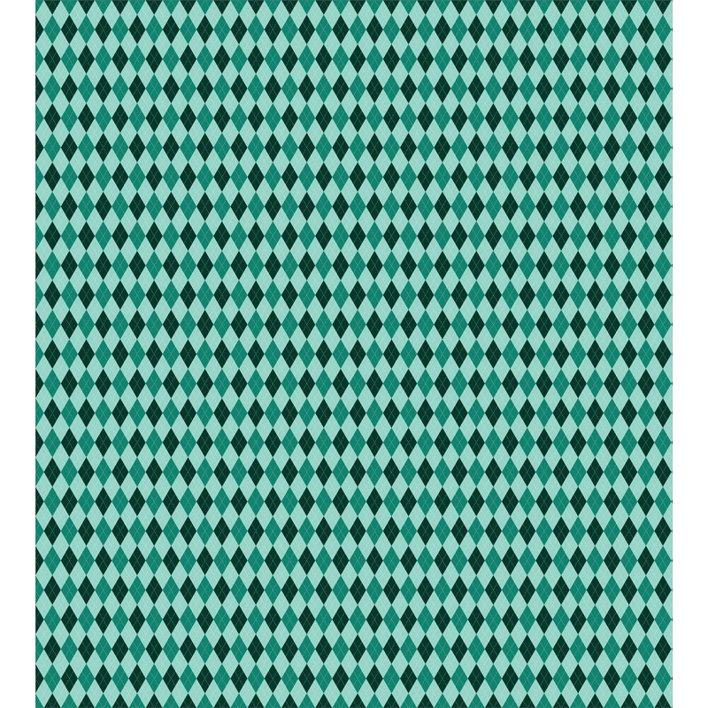 Argyle Inspired Pattern Duvet Cover Set