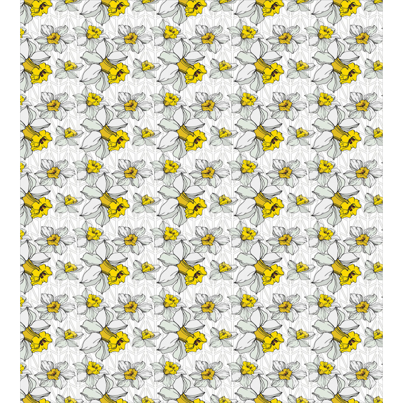 Blooming Narcissus Duvet Cover Set