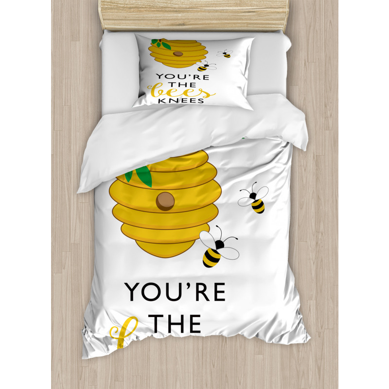 You're the Bees Knees Duvet Cover Set