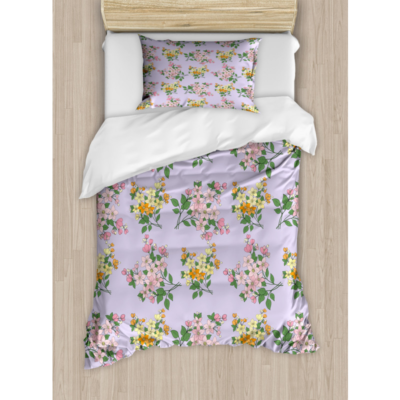 Bouquet of Flowers Style Duvet Cover Set