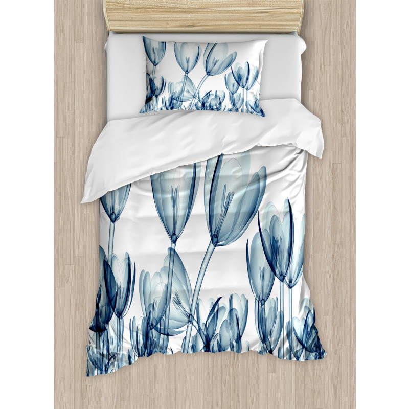 Flower X-Ray Picture Duvet Cover Set