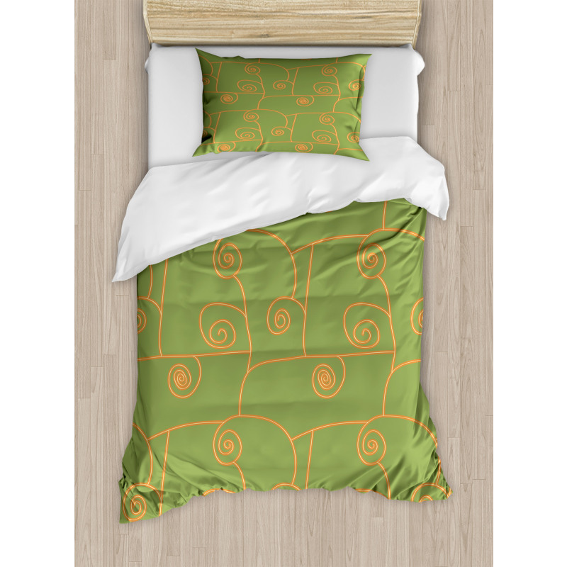 Botany Ivy Leaves Graphic Duvet Cover Set