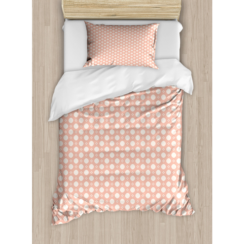 Basic Pastel Tone Shapes Duvet Cover Set