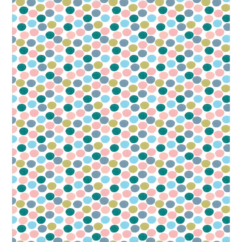 Pastel Big Polka Dots Art Duvet Cover Set