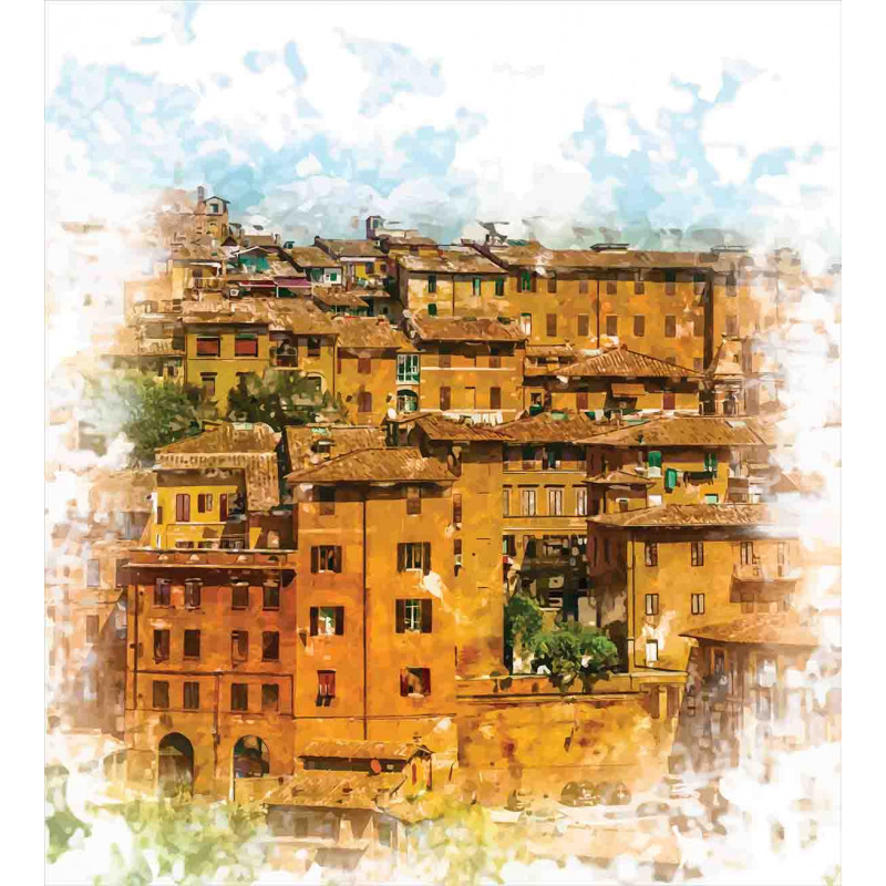 Historic Italian Town Duvet Cover Set