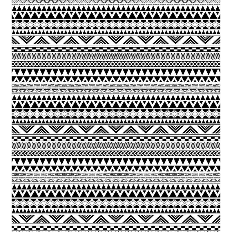 Aztec Inspired Shapes Duvet Cover Set
