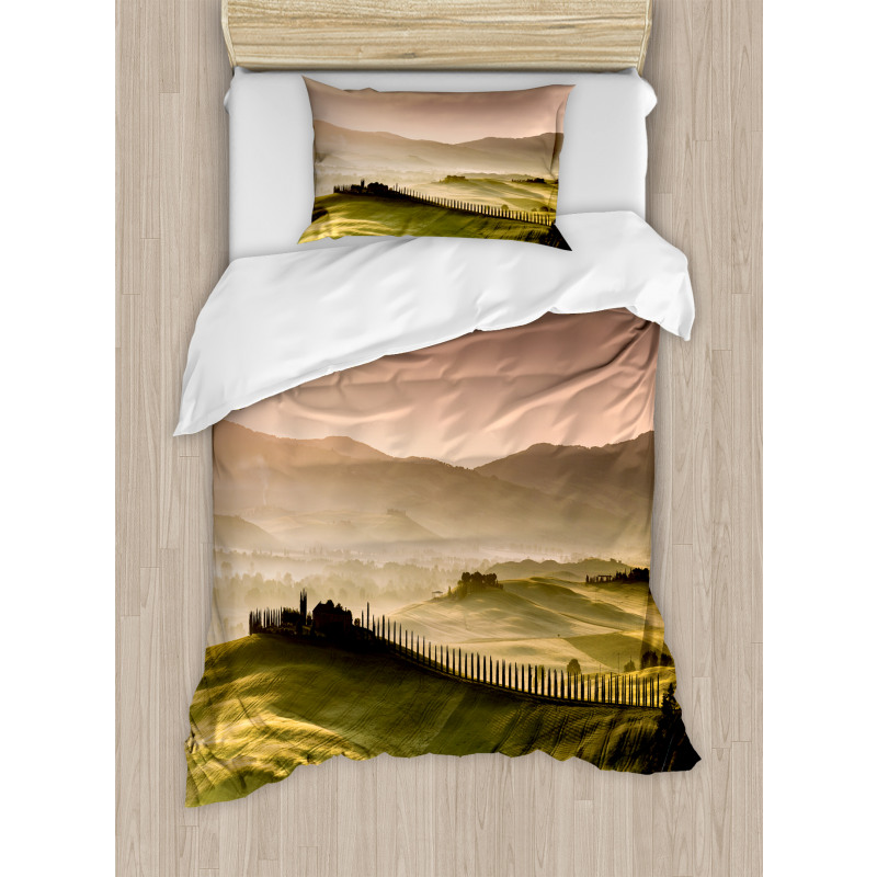 Trees Meadows Countryside Duvet Cover Set