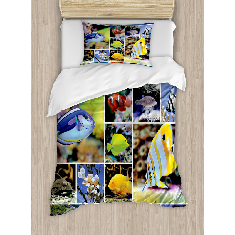 Collage of Underwater Duvet Cover Set