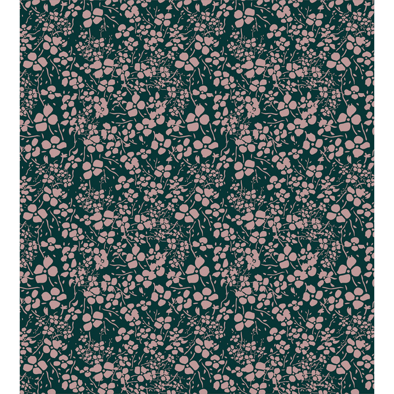 Bicolor Spring Meadow Flora Duvet Cover Set