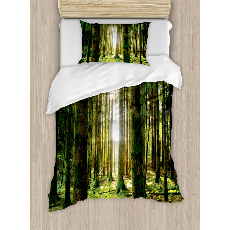 Sunny Day in the Forest Duvet Cover Set