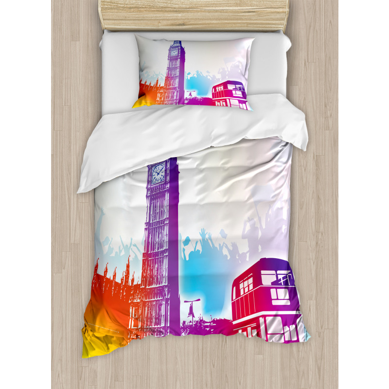 Historical Big Ben UK Duvet Cover Set