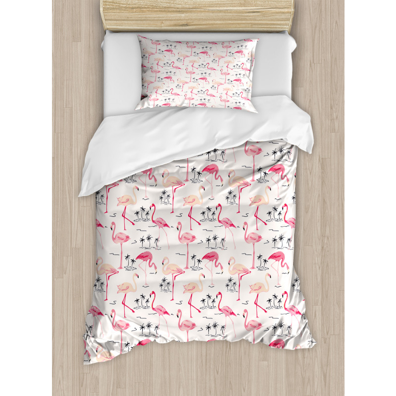 Wild Bird Love Vintage Duvet Cover Set