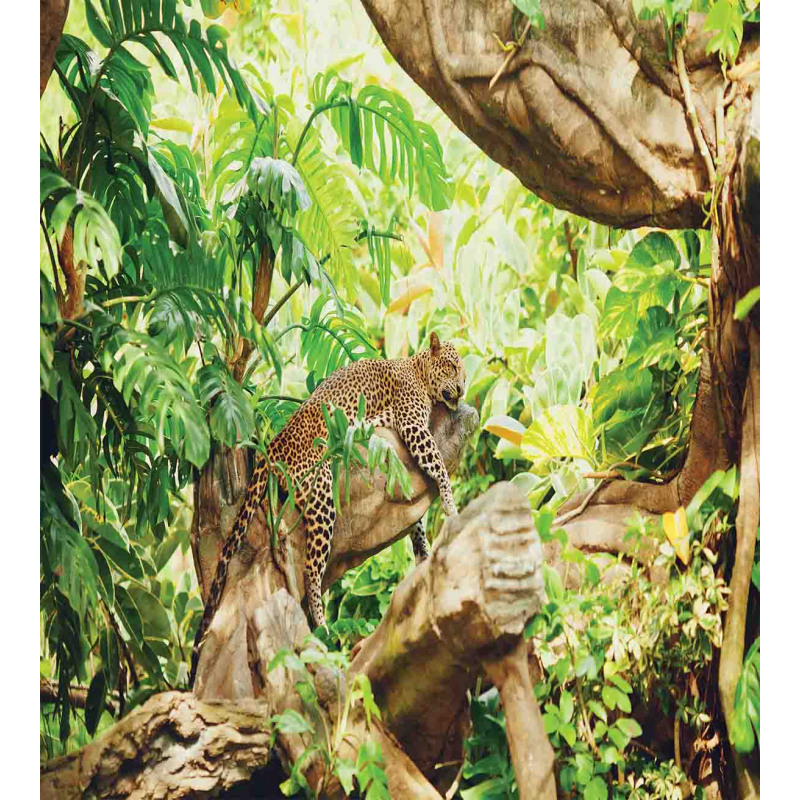 Tropic Wild Jungle Leaf Duvet Cover Set