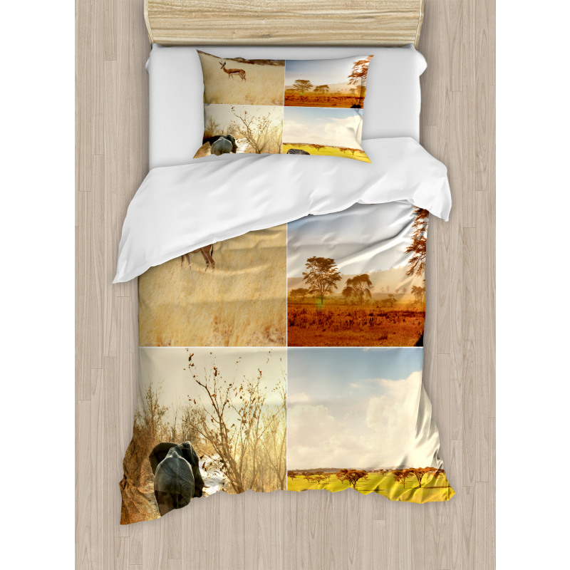 Wild Savannah Animal Duvet Cover Set