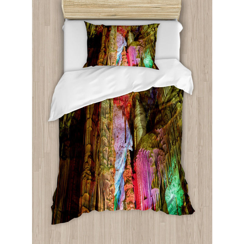 Geologic Cistern Rain Duvet Cover Set