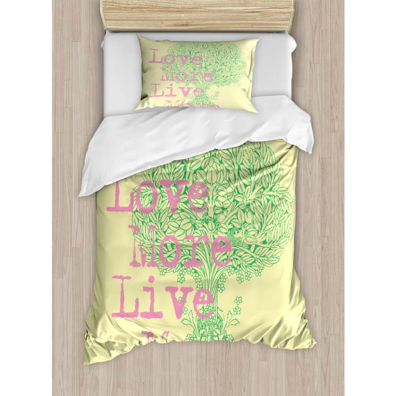 Positive World Wishes Duvet Cover Set