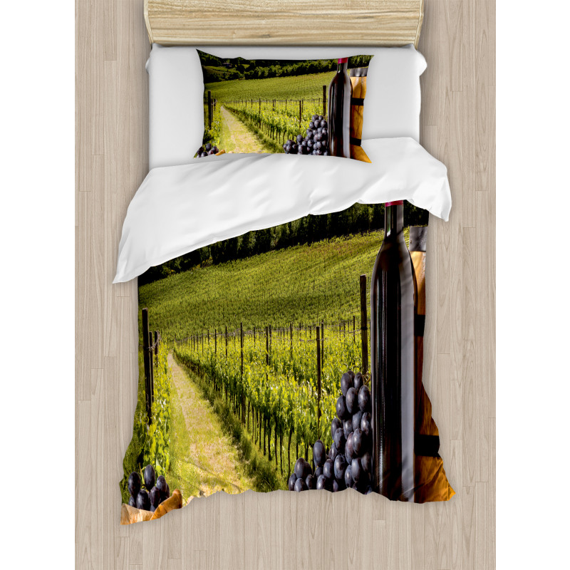 Vineyard Tuscany Grape Duvet Cover Set