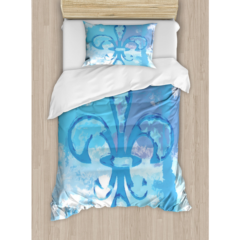 France Fleur de Lis Duvet Cover Set