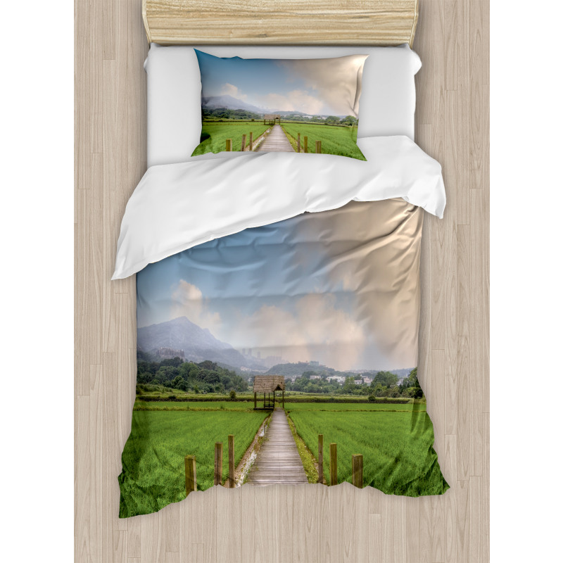 Wooden Rural Path Duvet Cover Set