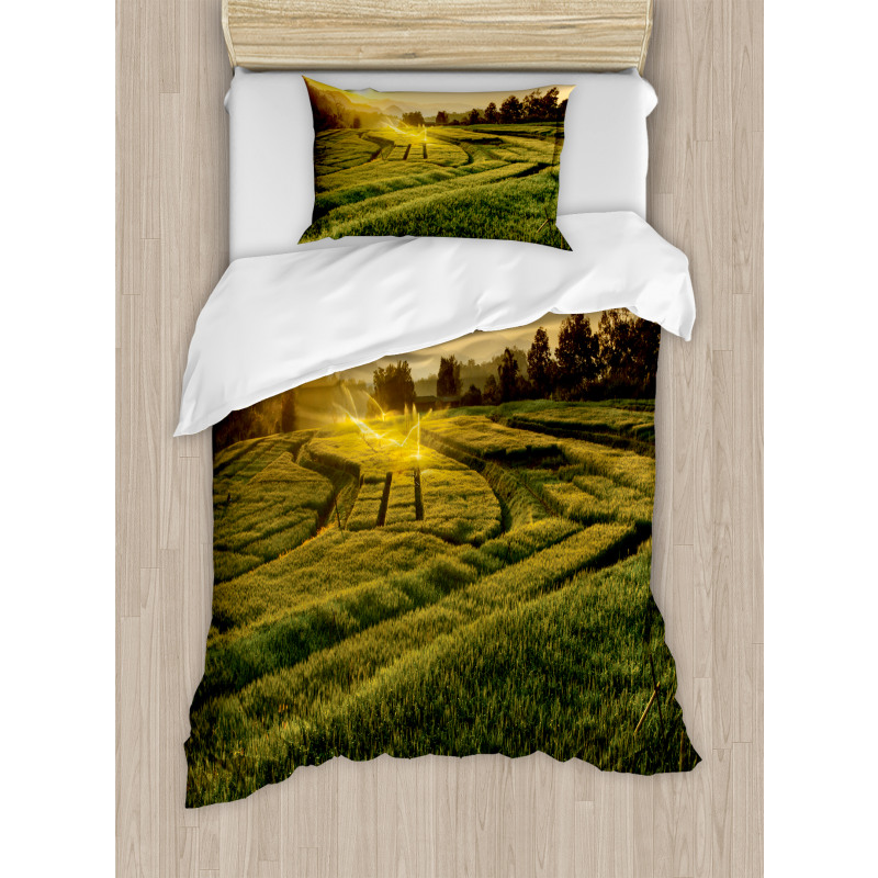 Barley Woods Sunset Duvet Cover Set