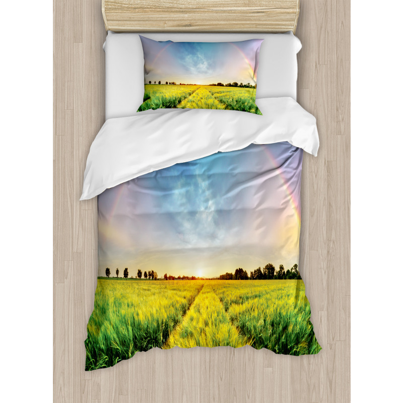 Wheat Field Nature Duvet Cover Set