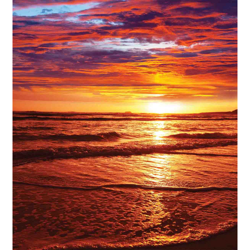 Sea Sunset Twilight Duvet Cover Set