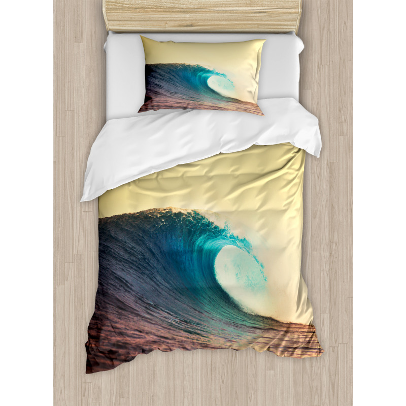 Sunset in Warm Colors Duvet Cover Set