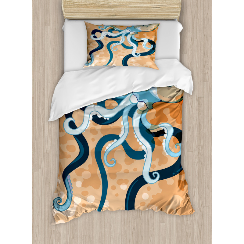 Oceanic Animal Cartoon Duvet Cover Set