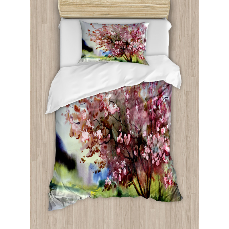 Spring Blooming Nature Duvet Cover Set